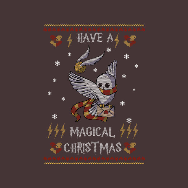 Have A Magical Christmas-none removable cover w insert throw pillow-fanfabio
