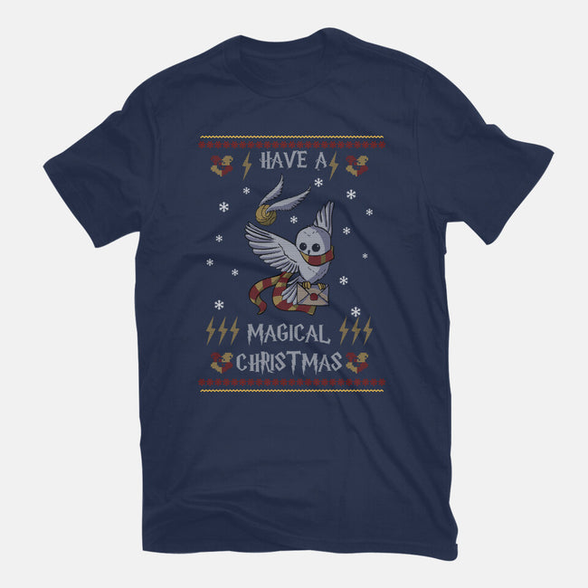 Have A Magical Christmas-womens fitted tee-fanfabio