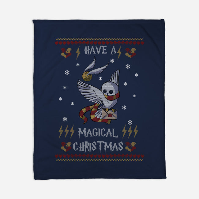 Have A Magical Christmas-none fleece blanket-fanfabio