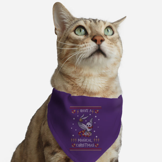 Have A Magical Christmas-cat adjustable pet collar-fanfabio