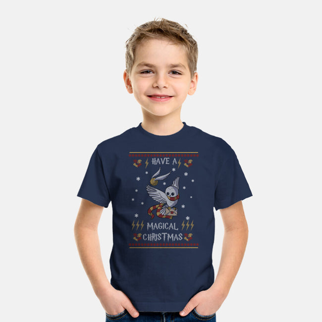 Have A Magical Christmas-youth basic tee-fanfabio