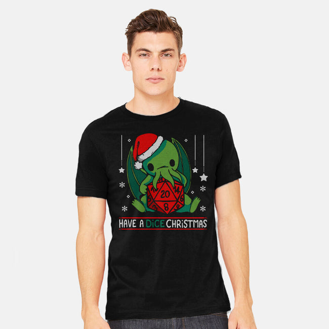 Have A Dice Christmas-mens heavyweight tee-Vallina84