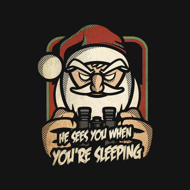 Creepy Santa-dog basic pet tank-jrberger