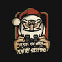 Creepy Santa-none drawstring bag-jrberger