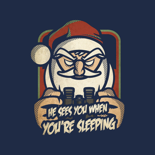 Creepy Santa-none drawstring bag-jrberger