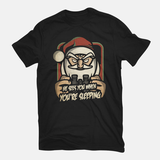 Creepy Santa-unisex basic tee-jrberger