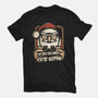 Creepy Santa-mens basic tee-jrberger