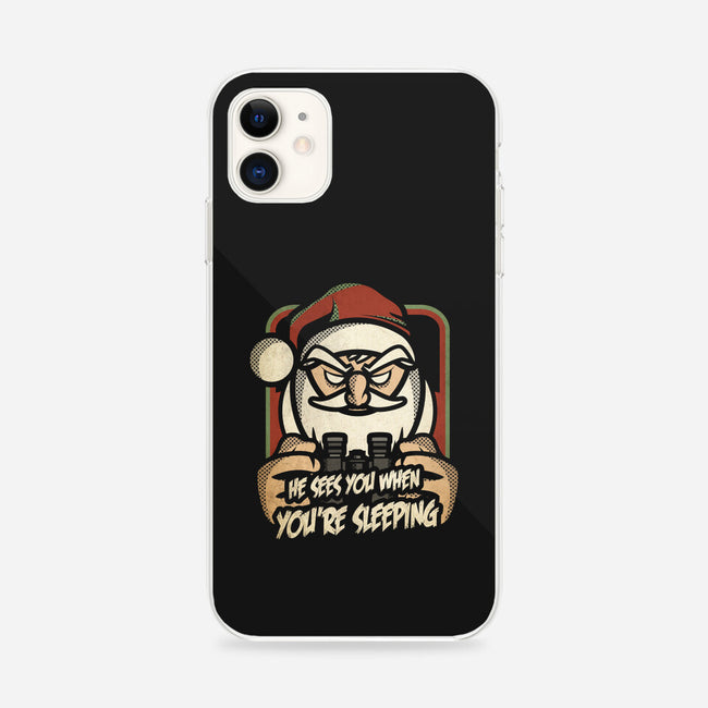 Creepy Santa-iphone snap phone case-jrberger