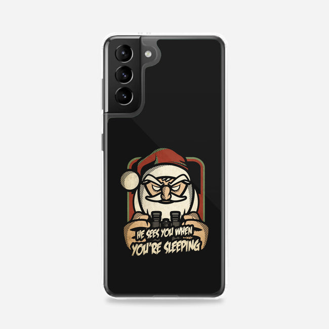 Creepy Santa-samsung snap phone case-jrberger