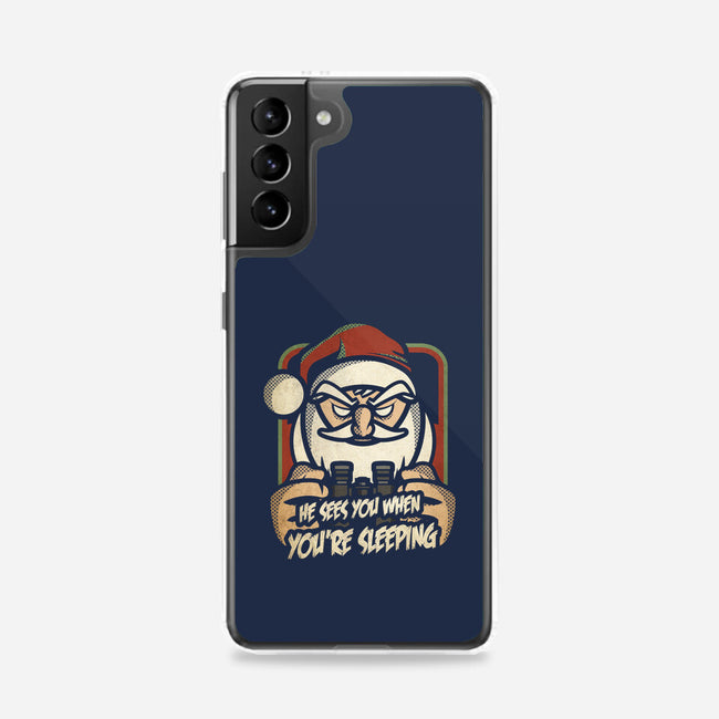 Creepy Santa-samsung snap phone case-jrberger