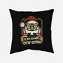 Creepy Santa-none removable cover w insert throw pillow-jrberger