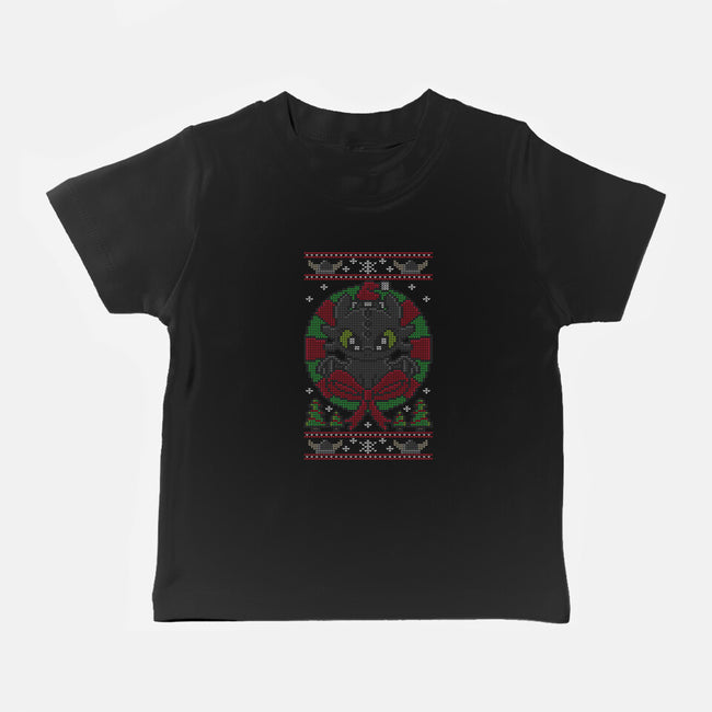 Toothlessmas-baby basic tee-jrberger