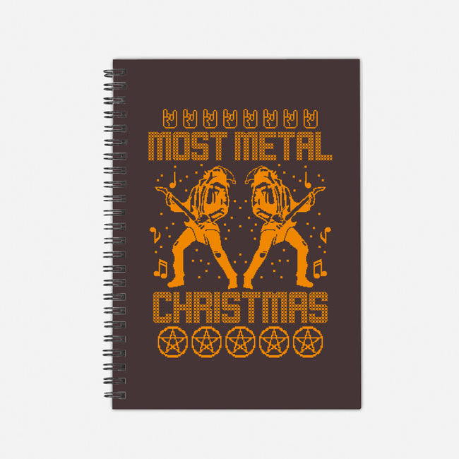Most Metal Xmas-none dot grid notebook-Boggs Nicolas