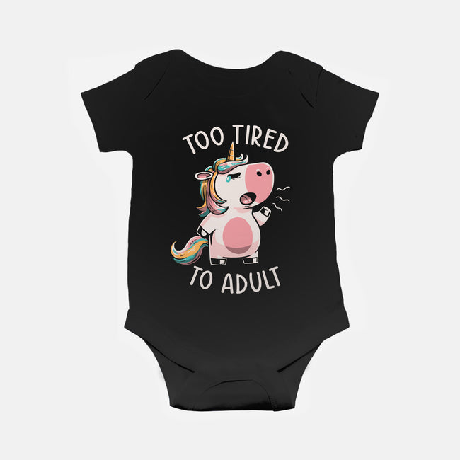 Too Tired To Adult-baby basic onesie-koalastudio