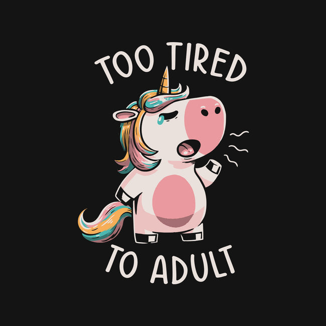 Too Tired To Adult-baby basic tee-koalastudio