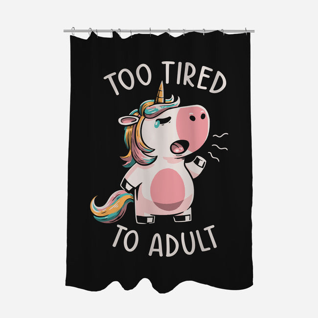 Too Tired To Adult-none polyester shower curtain-koalastudio