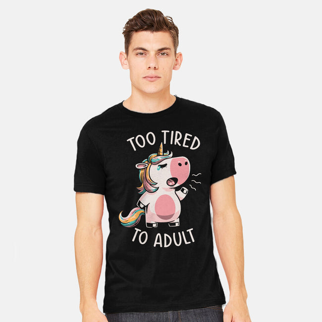Too Tired To Adult-mens heavyweight tee-koalastudio