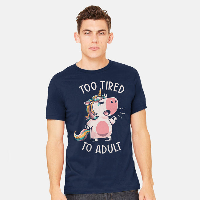 Too Tired To Adult-mens heavyweight tee-koalastudio
