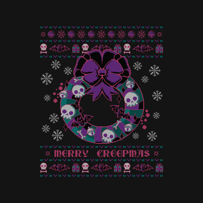 Merry Creepmas-womens fitted tee-xMorfina