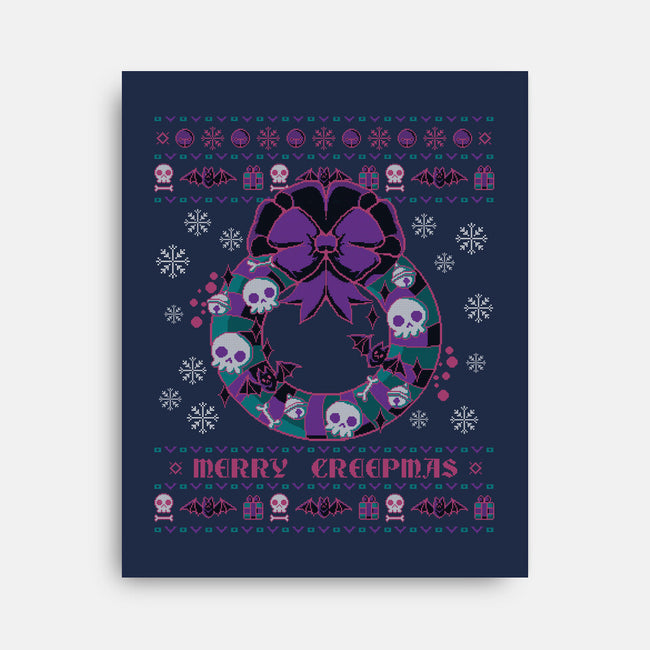 Merry Creepmas-none stretched canvas-xMorfina