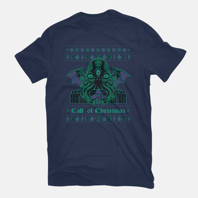 A Lovecraft Christmas-womens fitted tee-xMorfina