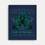 A Lovecraft Christmas-none stretched canvas-xMorfina