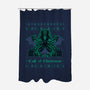 A Lovecraft Christmas-none polyester shower curtain-xMorfina