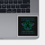 A Lovecraft Christmas-none glossy sticker-xMorfina