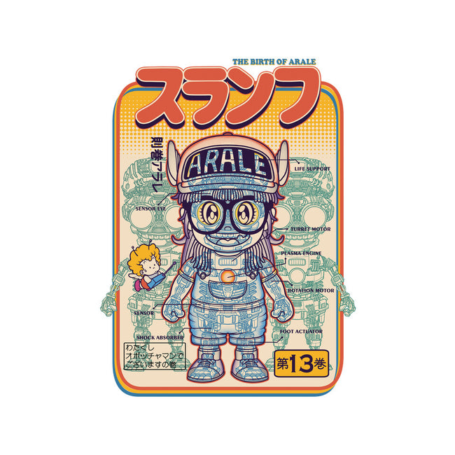 The Birth Of Arale-mens heavyweight tee-eggzoo
