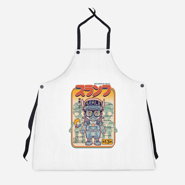 The Birth Of Arale-unisex kitchen apron-eggzoo