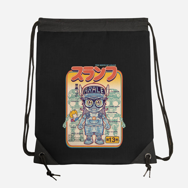 The Birth Of Arale-none drawstring bag-eggzoo