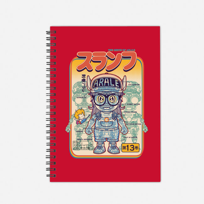 The Birth Of Arale-none dot grid notebook-eggzoo