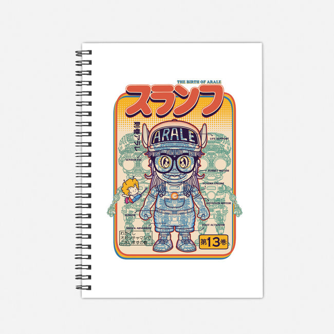 The Birth Of Arale-none dot grid notebook-eggzoo