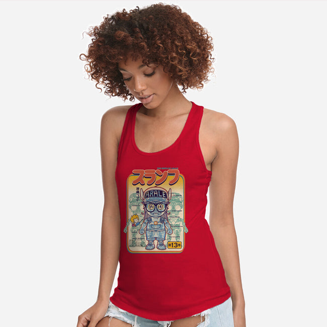 The Birth Of Arale-womens racerback tank-eggzoo