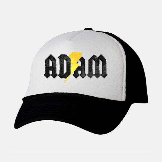 Adam Rock-unisex trucker hat-rocketman_art