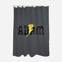Adam Rock-none polyester shower curtain-rocketman_art