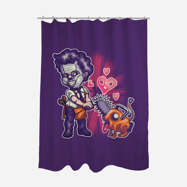 Love Gore-none polyester shower curtain-Samuel