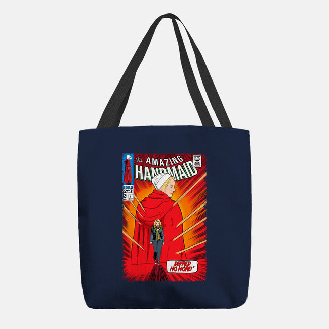 The Amazing Handmaid-none basic tote bag-MarianoSan