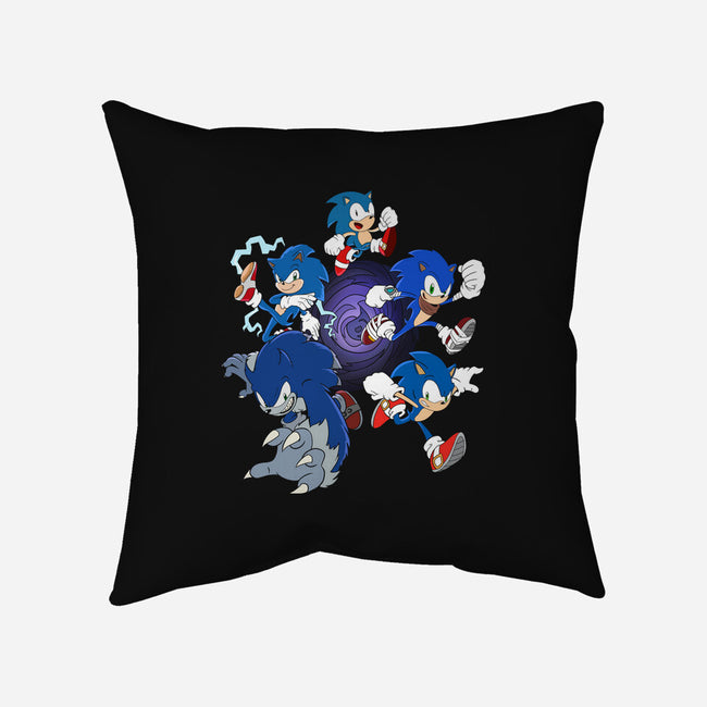 Hedgehog Dimensions-none removable cover throw pillow-amorias