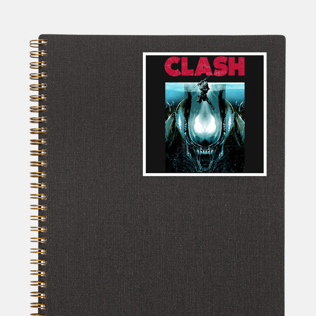 Clash-none glossy sticker-clingcling