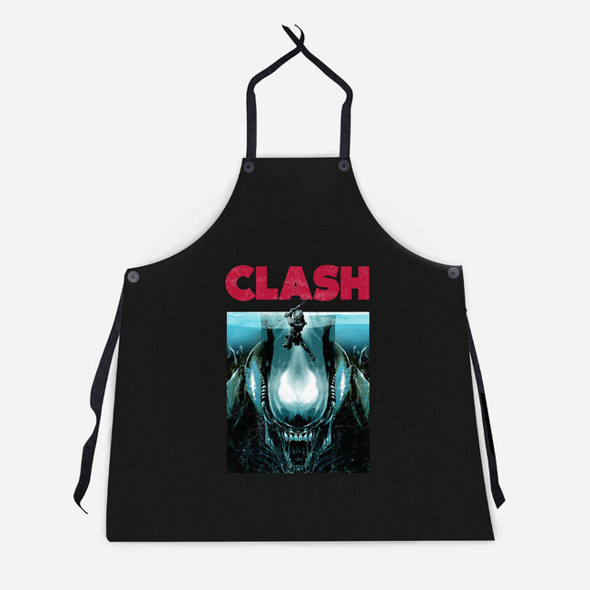 Clash-unisex kitchen apron-clingcling