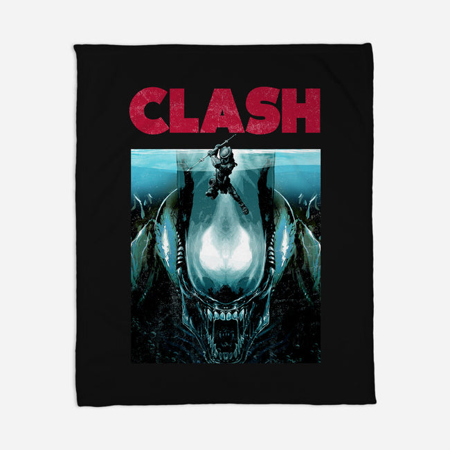 Clash-none fleece blanket-clingcling