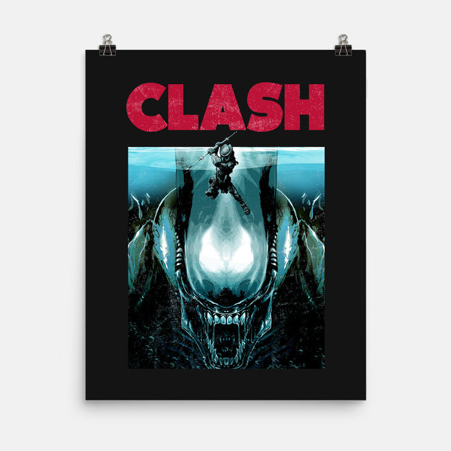 Clash-none matte poster-clingcling