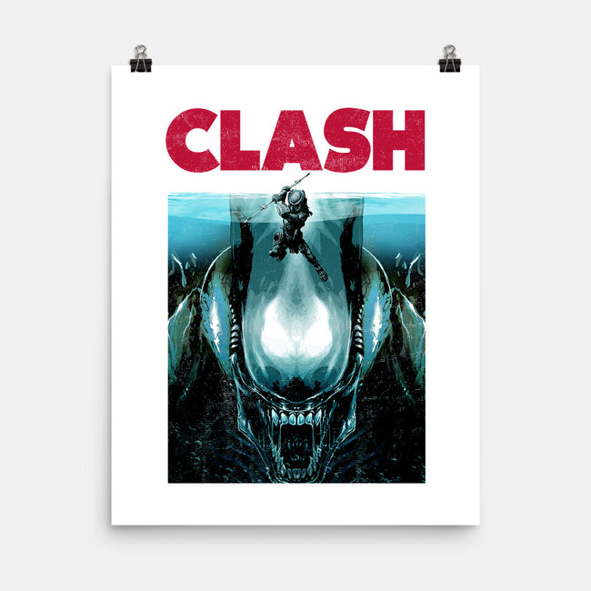 Clash-none matte poster-clingcling