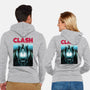 Clash-unisex zip-up sweatshirt-clingcling