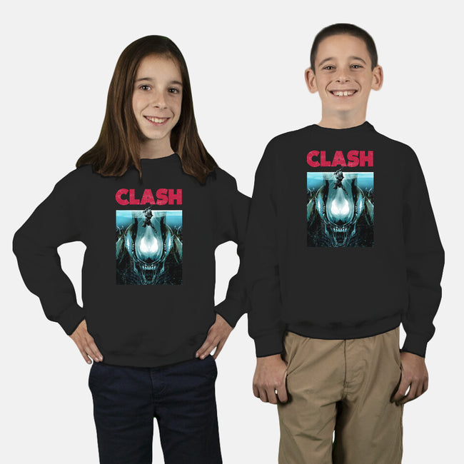 Clash-youth crew neck sweatshirt-clingcling