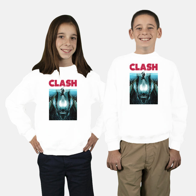 Clash-youth crew neck sweatshirt-clingcling