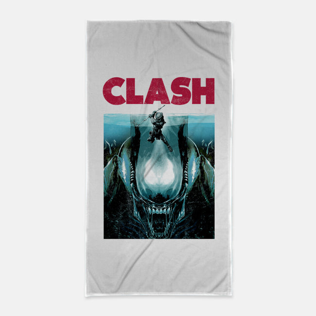 Clash-none beach towel-clingcling