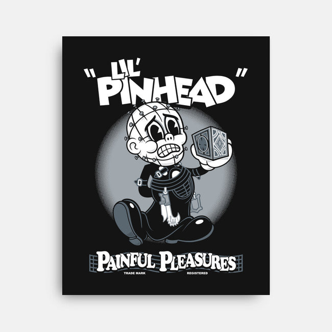 Lil' Pinhead-none stretched canvas-Nemons