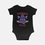 Mornings Suck Bat-baby basic onesie-TechraNova